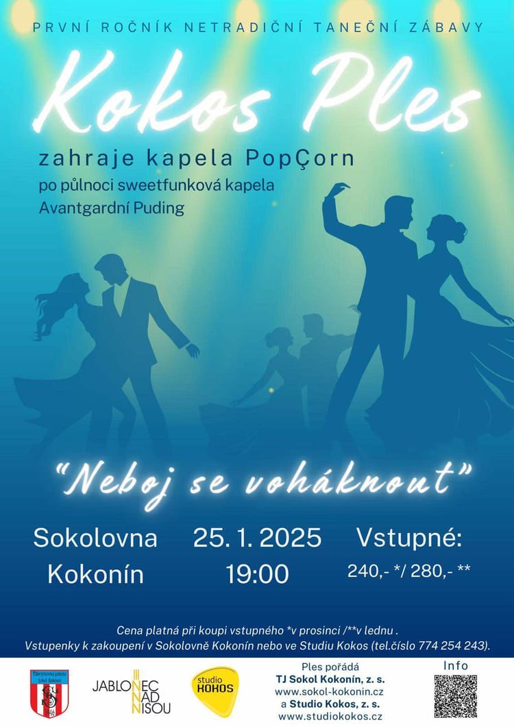 PoPÇorn vystoupí na KOKOS PLESU!